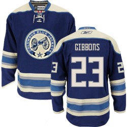 Brian Gibbons Columbus Blue Jackets Reebok Authentic Third Jersey (Navy Blue)