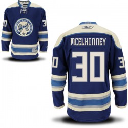 Curtis Mcelhinney Columbus Blue Jackets Reebok Premier Alternate Jersey (Navy Blue)