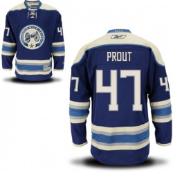 Dalton Prout Columbus Blue Jackets Reebok Premier Alternate Jersey (Navy Blue)