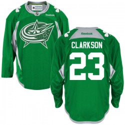 David Clarkson Columbus Blue Jackets Reebok Premier St. Patrick's Day Replica Practice Jersey (Green)