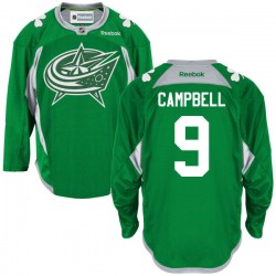 Gregory Campbell Columbus Blue Jackets Reebok Premier St. Patrick's Day Replica Practice Jersey (Green)