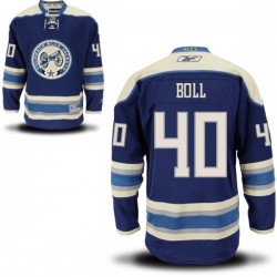 Jared Boll Columbus Blue Jackets Reebok Premier Alternate Jersey (Navy Blue)