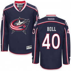 Jared Boll Columbus Blue Jackets Reebok Authentic Navy Home Jersey ()
