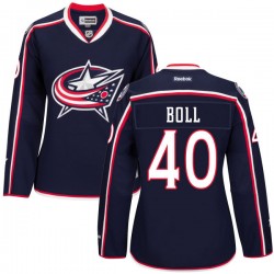 Jared Boll Columbus Blue Jackets Reebok Women's Authentic Navy Home Jersey ()