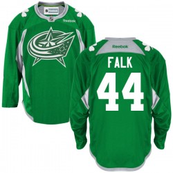 Justin Falk Columbus Blue Jackets Reebok Authentic St. Patrick's Day Replica Practice Jersey (Green)