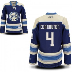 Kevin Connauton Columbus Blue Jackets Reebok Women's Premier Alternate Jersey (Royal Blue)