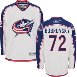 Sergei Bobrovsky Columbus Blue Jackets Reebok Premier Away Jersey (White)