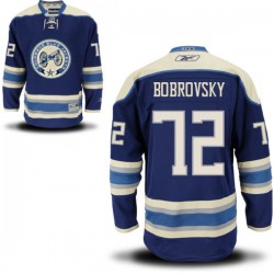 Sergei Bobrovsky Columbus Blue Jackets Reebok Premier Alternate Jersey (Navy Blue)