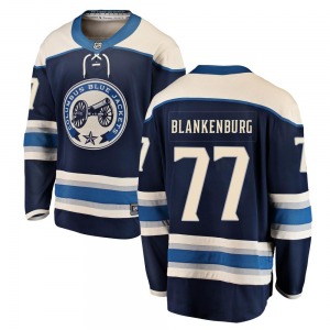 Nick Blankenburg Columbus Blue Jackets Fanatics Branded Youth Breakaway Alternate Jersey (Blue)