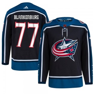 Nick Blankenburg Columbus Blue Jackets Adidas Authentic Reverse Retro 2.0 Jersey (Black)