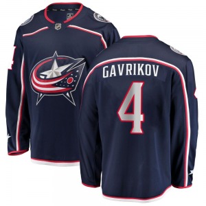 Vladislav Gavrikov Columbus Blue Jackets Fanatics Branded Breakaway Home Jersey (Navy)