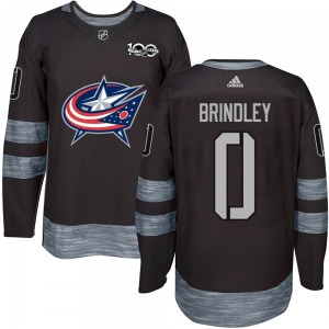 Gavin Brindley Columbus Blue Jackets Youth Authentic 1917-2017 100th Anniversary Jersey (Black)