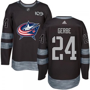 Nathan Gerbe Columbus Blue Jackets Youth Authentic 1917-2017 100th Anniversary Jersey (Black)