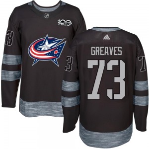 Jet Greaves Columbus Blue Jackets Youth Authentic 1917-2017 100th Anniversary Jersey (Black)
