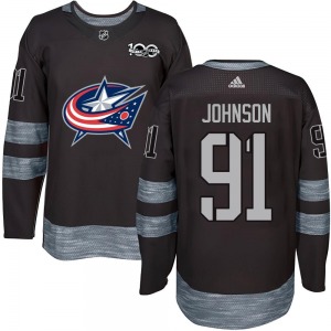 Kent Johnson Columbus Blue Jackets Youth Authentic 1917-2017 100th Anniversary Jersey (Black)