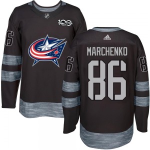 Kirill Marchenko Columbus Blue Jackets Youth Authentic 1917-2017 100th Anniversary Jersey (Black)
