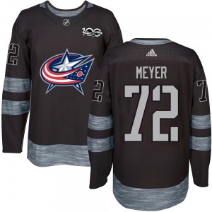 Carson Meyer Columbus Blue Jackets Youth Authentic 1917-2017 100th Anniversary Jersey (Black)