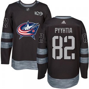 Mikael Pyyhtia Columbus Blue Jackets Youth Authentic 1917-2017 100th Anniversary Jersey (Black)