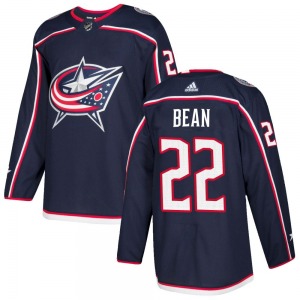 Jake Bean Columbus Blue Jackets Adidas Youth Authentic Home Jersey (Navy)