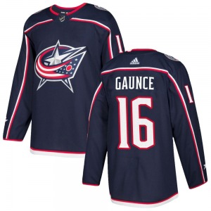 Brendan Gaunce Columbus Blue Jackets Adidas Youth Authentic Home Jersey (Navy)