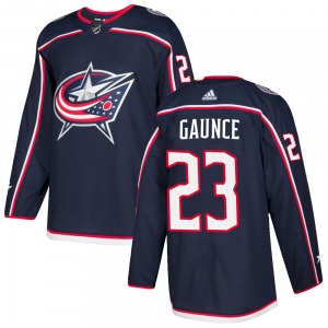 Brendan Gaunce Columbus Blue Jackets Adidas Youth Authentic Home Jersey (Navy)