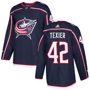Alexandre Texier Columbus Blue Jackets Adidas Youth Authentic Home Jersey (Navy)