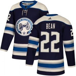 Jake Bean Columbus Blue Jackets Adidas Youth Authentic Alternate Jersey (Navy)