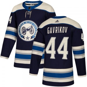 Vladislav Gavrikov Columbus Blue Jackets Adidas Youth Authentic Alternate Jersey (Navy)