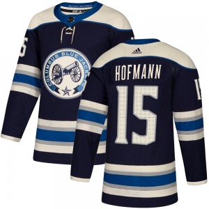 Gregory Hofmann Columbus Blue Jackets Adidas Youth Authentic Alternate Jersey (Navy)