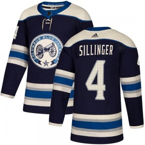 Cole Sillinger Columbus Blue Jackets Adidas Youth Authentic Alternate Jersey (Navy)