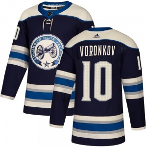 Dmitri Voronkov Columbus Blue Jackets Adidas Youth Authentic Alternate Jersey (Navy)