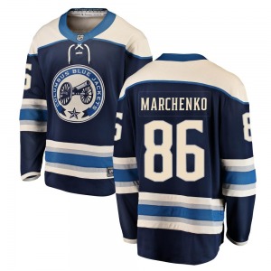 Kirill Marchenko Columbus Blue Jackets Fanatics Branded Breakaway Alternate Jersey (Blue)