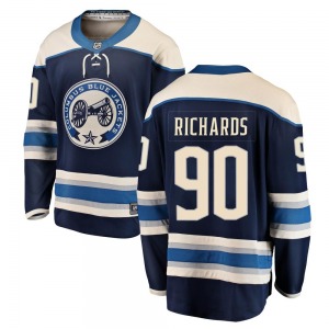 Justin Richards Columbus Blue Jackets Fanatics Branded Breakaway Alternate Jersey (Blue)