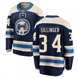 Cole Sillinger Columbus Blue Jackets Fanatics Branded Breakaway Alternate Jersey (Blue)