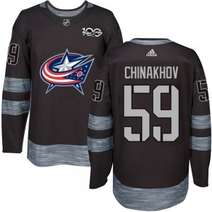 Yegor Chinakhov Columbus Blue Jackets Authentic 1917-2017 100th Anniversary Jersey (Black)