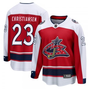 Jake Christiansen Columbus Blue Jackets Fanatics Branded Youth Breakaway 2020/21 Special Edition Jersey (Red)