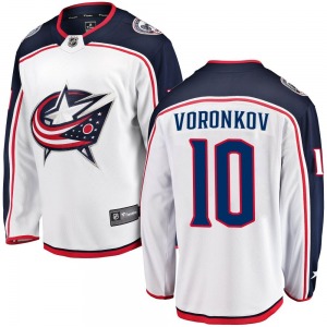 Dmitri Voronkov Columbus Blue Jackets Fanatics Branded Breakaway Away Jersey (White)