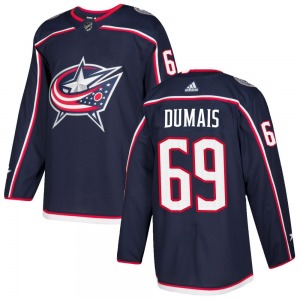 Jordan Dumais Columbus Blue Jackets Adidas Youth Authentic Home Jersey (Navy)